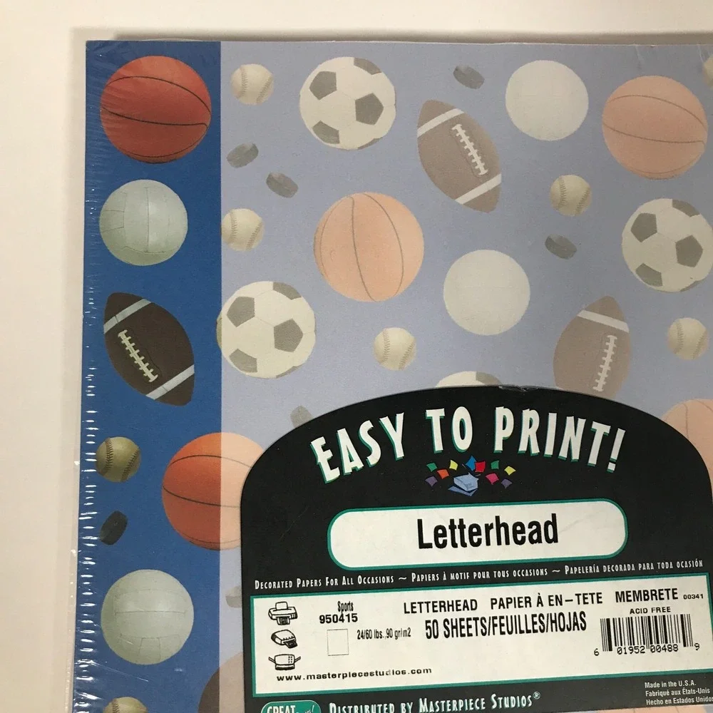 Great paper Kinkos Gibson 50ct/25ct Sports Football 8.5in X 11in Printer Paper